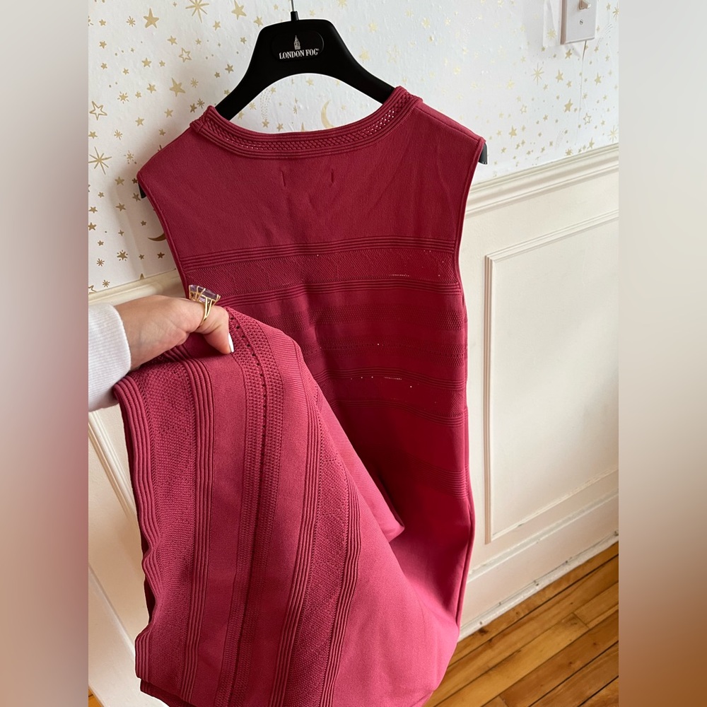 Rose-Coloured Stretchy Women’s Dress